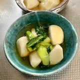 里芋と小松菜のあんかけ煮